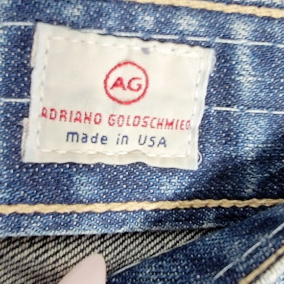 AG Adriano Goldschmied Nikki Relaxed Skinny Distressed Jeans Size 26 - Picture 7 of 7
